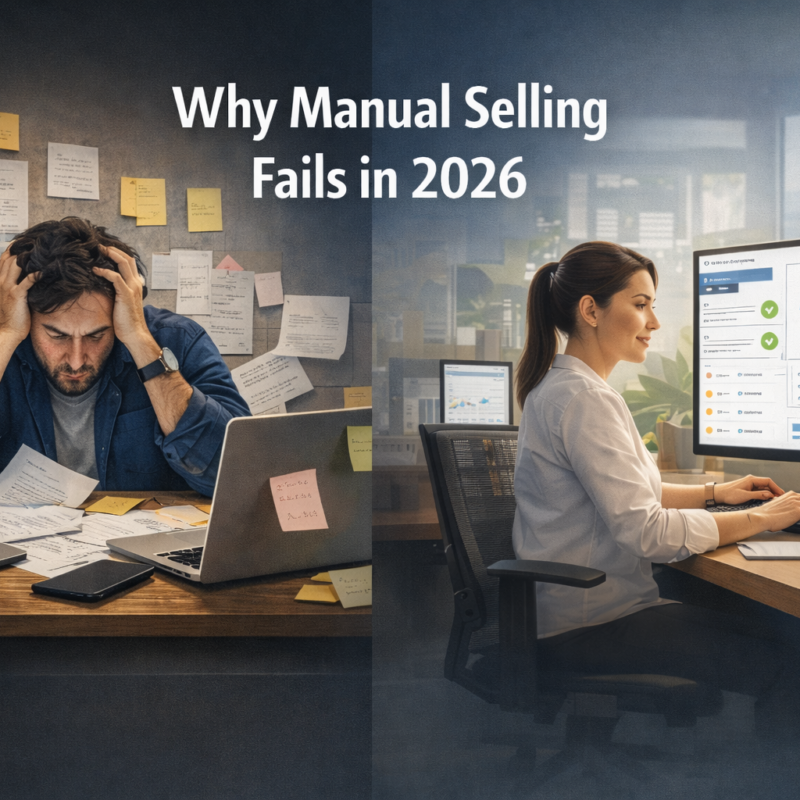 manual selling vs automation in e-commerce 2026 hero image