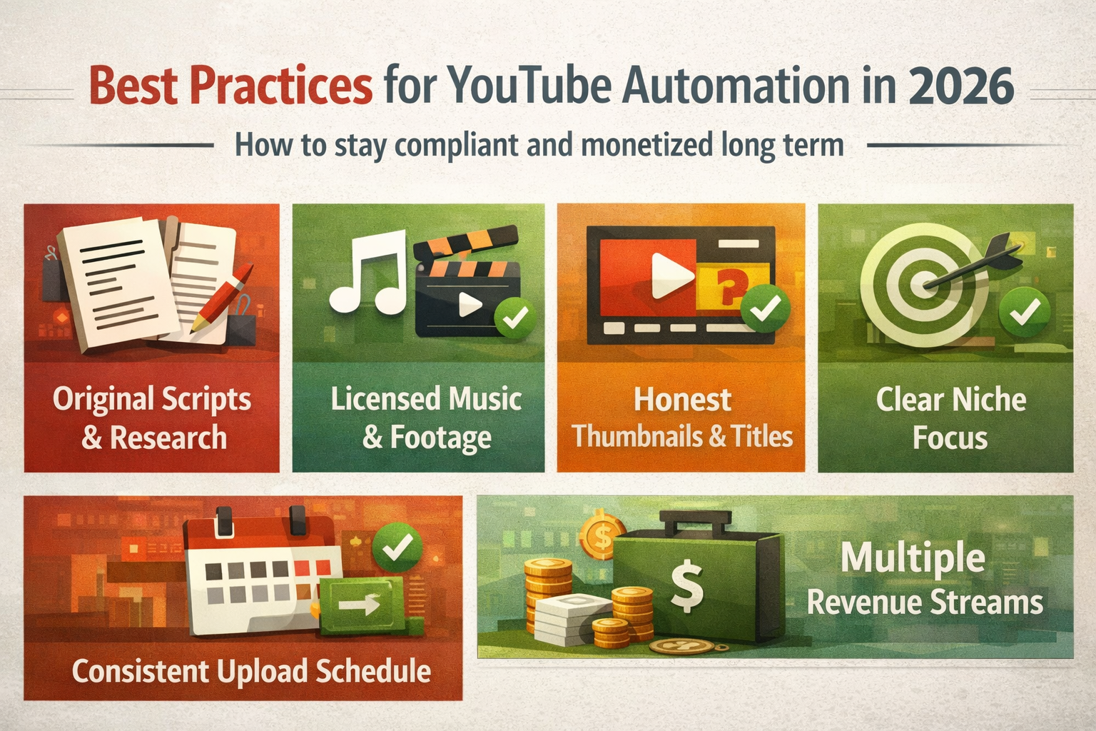 Best practices for building a compliant YouTube automation channel