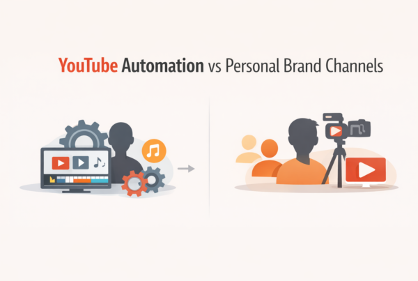 YouTube Automation vs Personal Brand Channels hero image