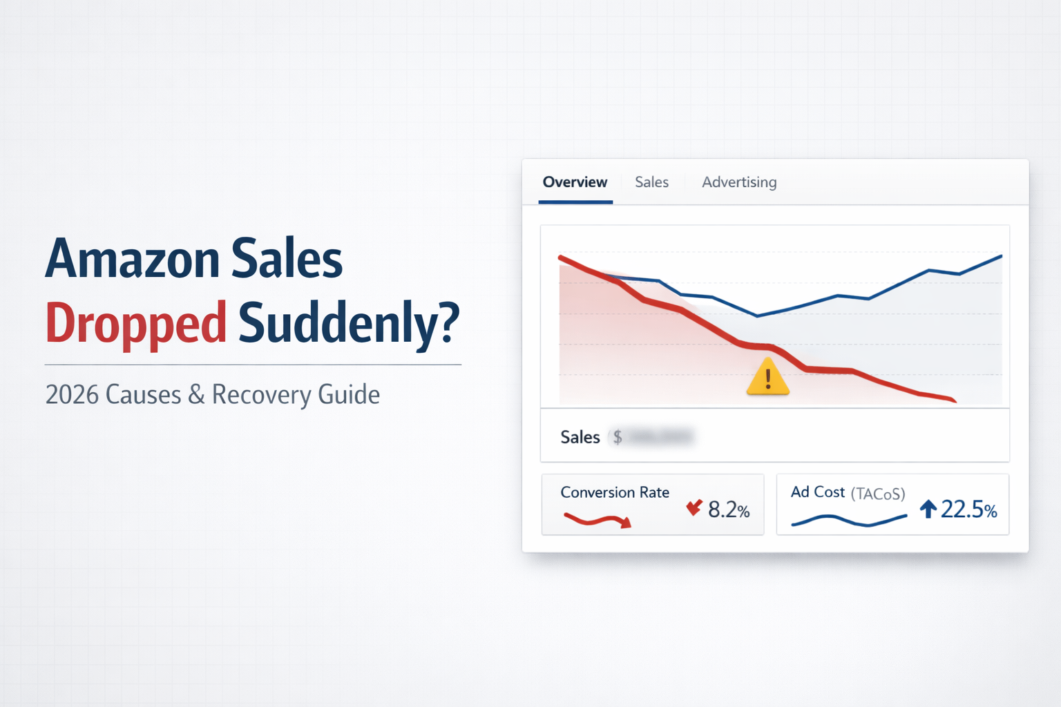 Why Amazon Sales Dropped Suddenly (2026 Guide: Causes & Fixes)
