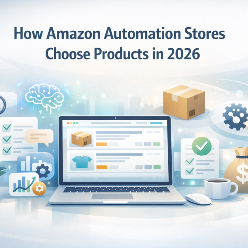 how amazon automation stores choose products using data driven product selection in 2026