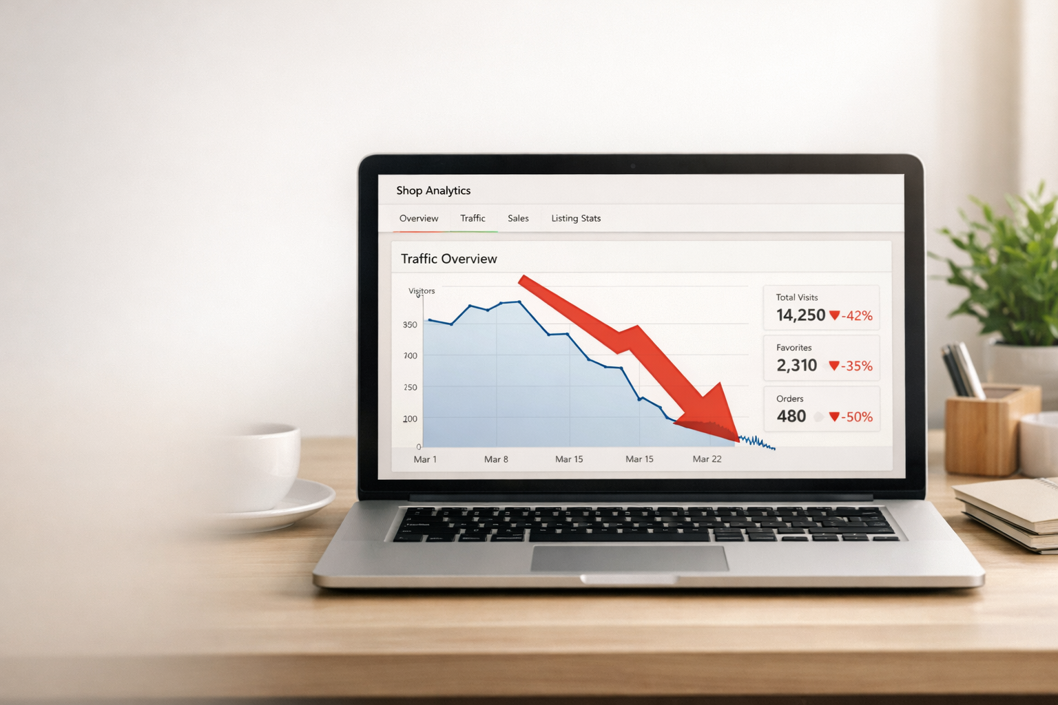 Why Etsy Traffic Drops Suddenly in 2026 (And How to Recover Fast)