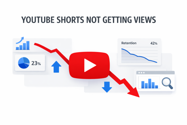 youtube shorts not getting views featured infographic showing low views and algorithm signals