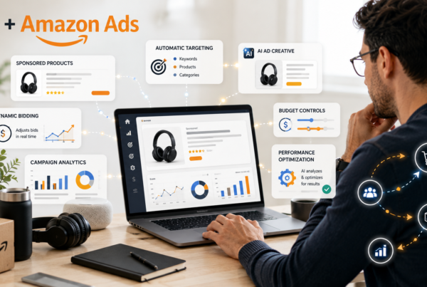 Amazon AI ads using dynamic bidding targeting creative automation and campaign analytics