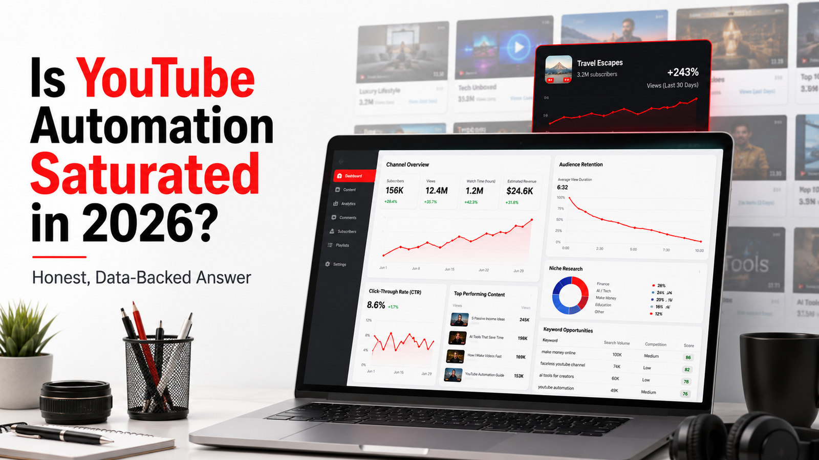 Is YouTube Automation Saturated in 2026? Honest, Data-Backed Answer