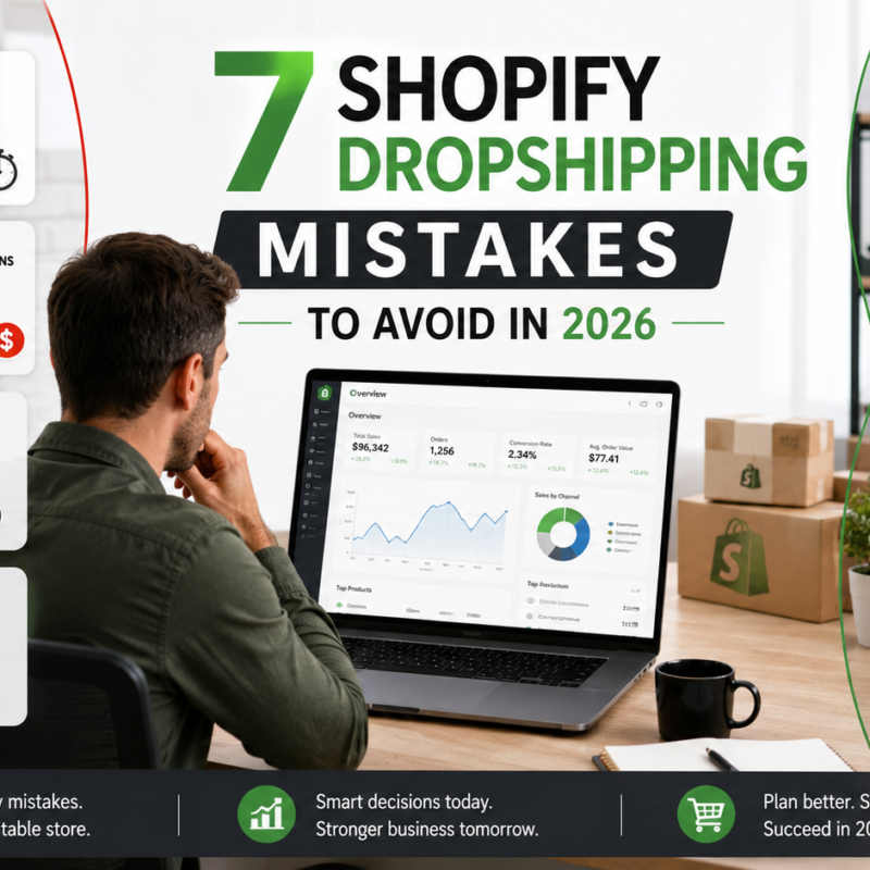 Shopify dropshipping mistakes sellers should avoid in 2026