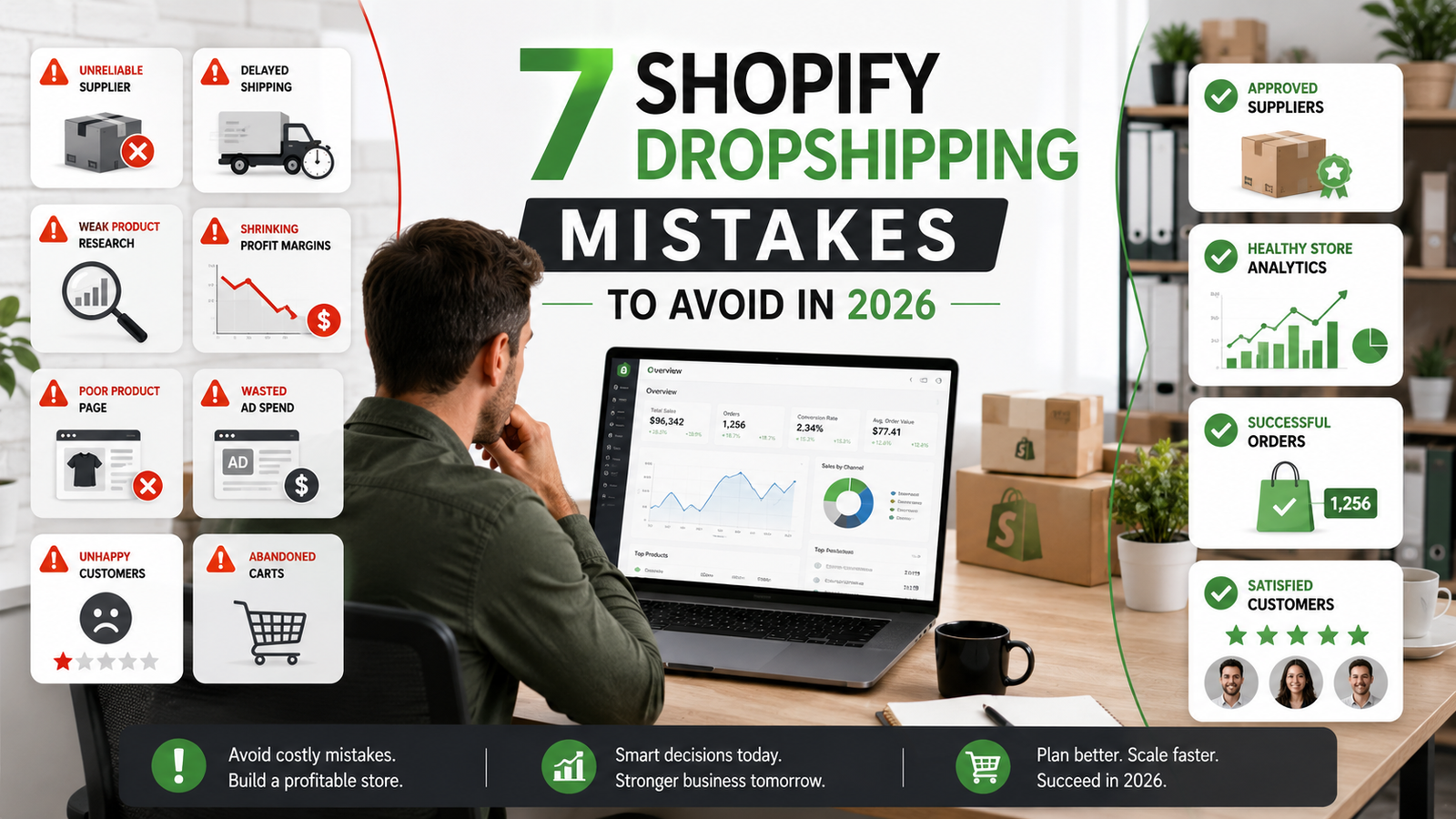7 Shopify Dropshipping Mistakes to Avoid in 2026