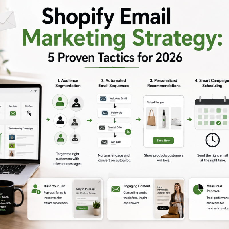 Shopify email marketing strategy using segmentation automation personalization and campaign analytics