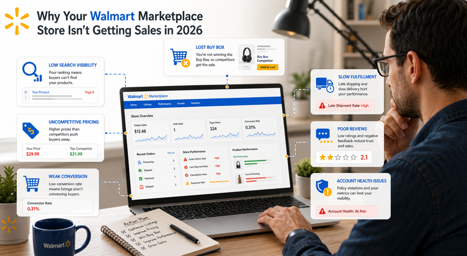Why Your Walmart Store Is Not Getting Sales in 2026 and How to Fix It