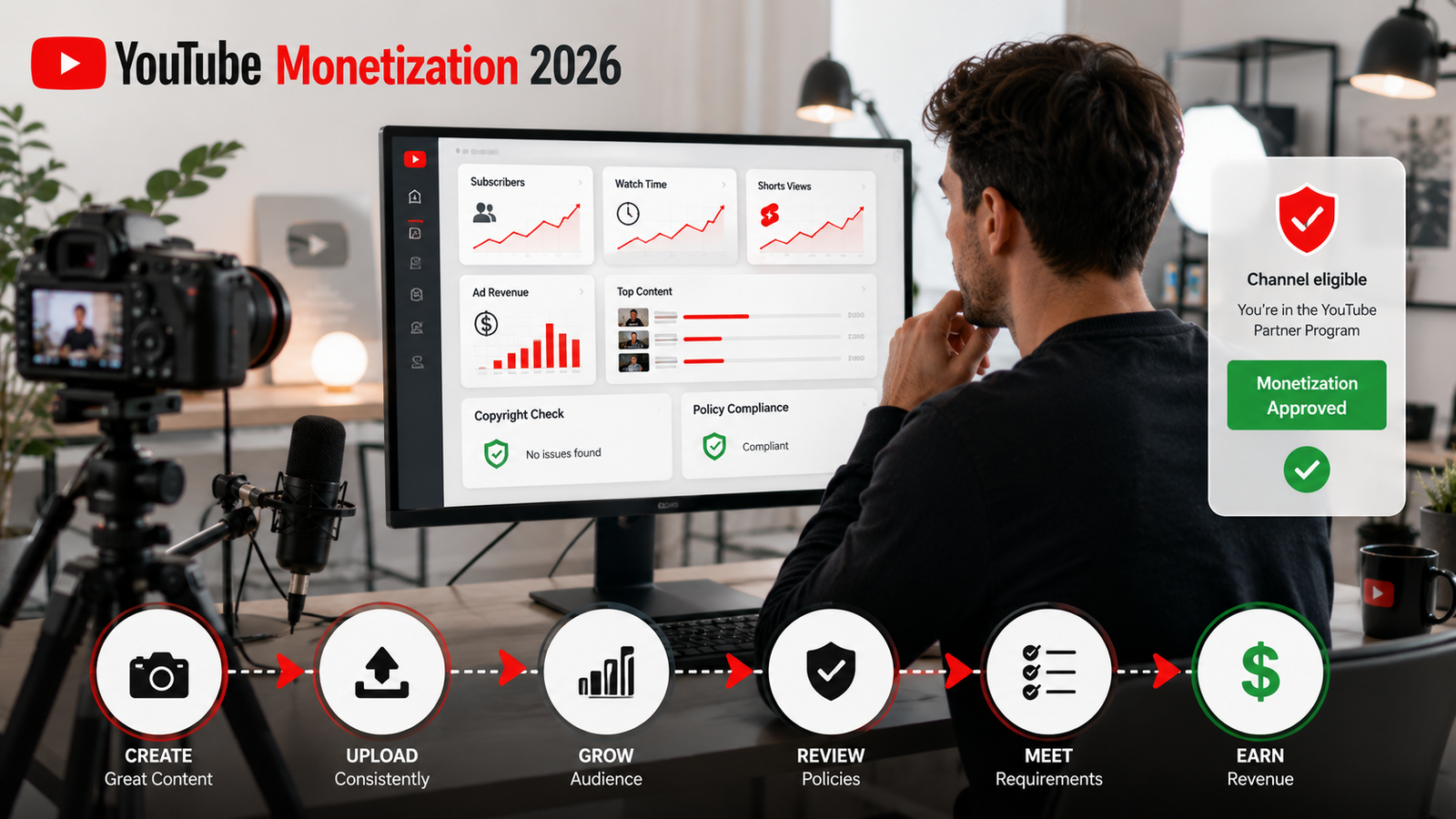 YouTube Monetization Policies 2026: The Complete Guide Every Creator Needs