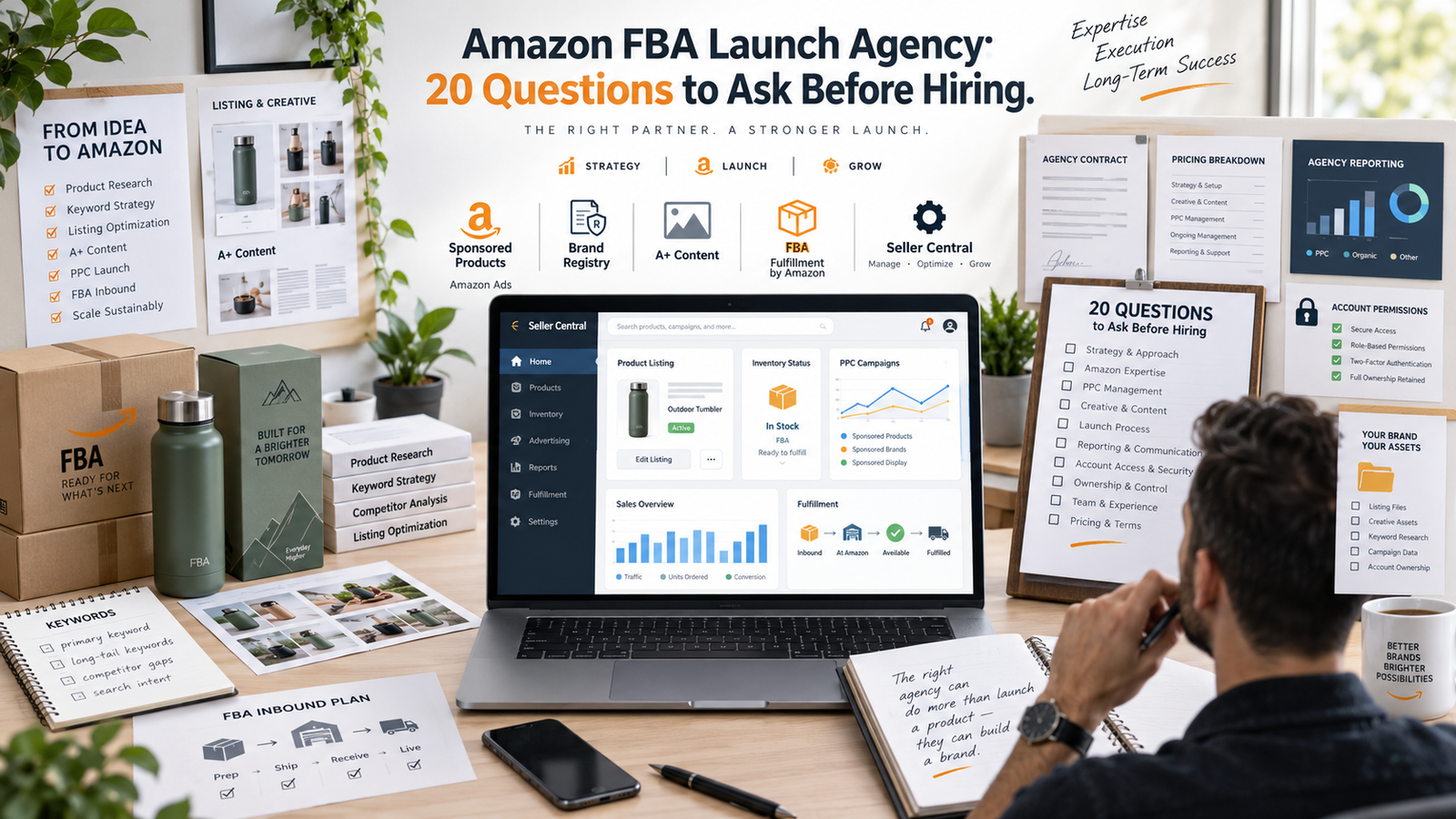 Amazon FBA Launch Agency: 20 Questions to Ask Before Hiring