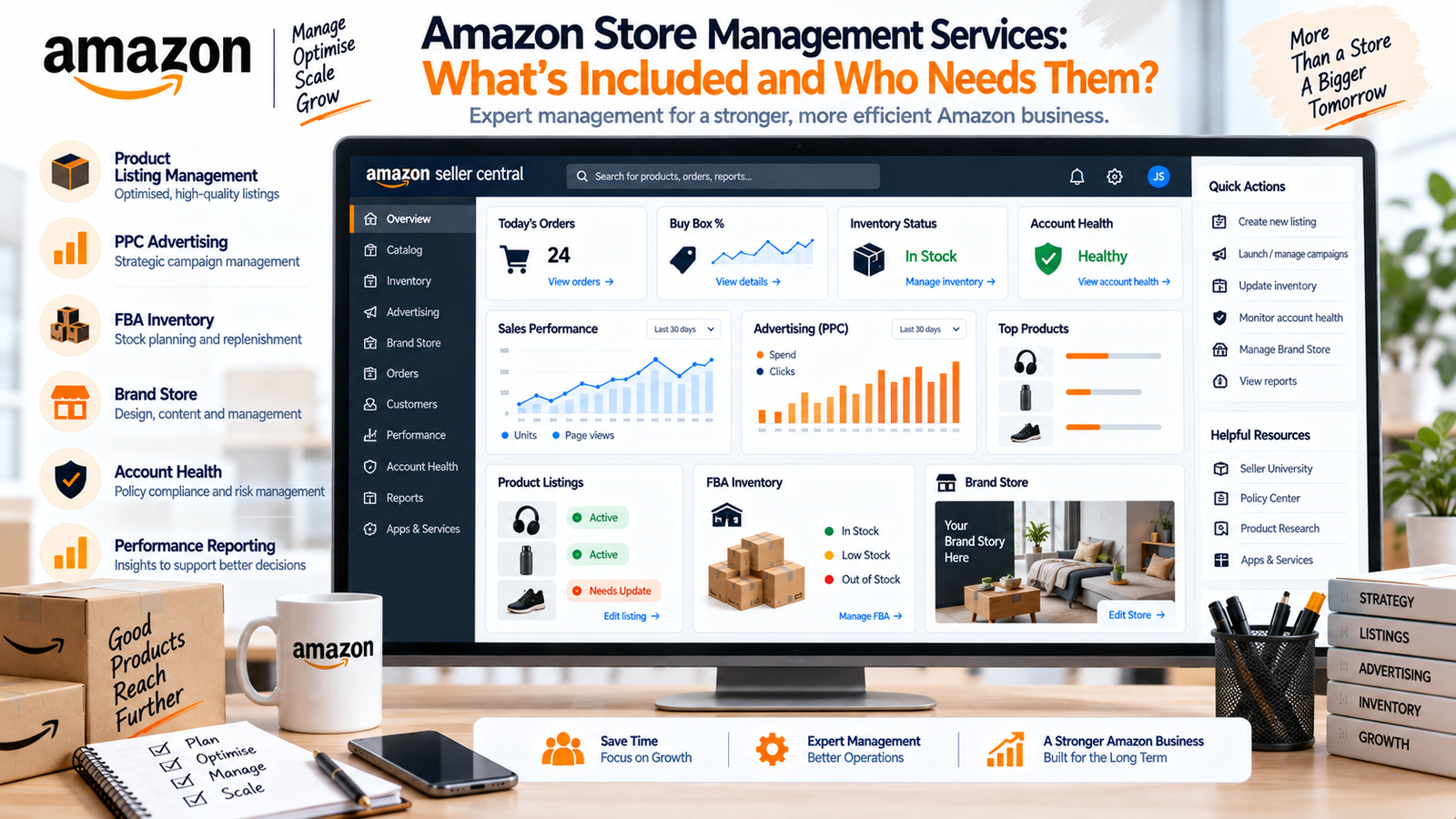 Amazon Store Management Services: What’s Included and Who Needs Them?