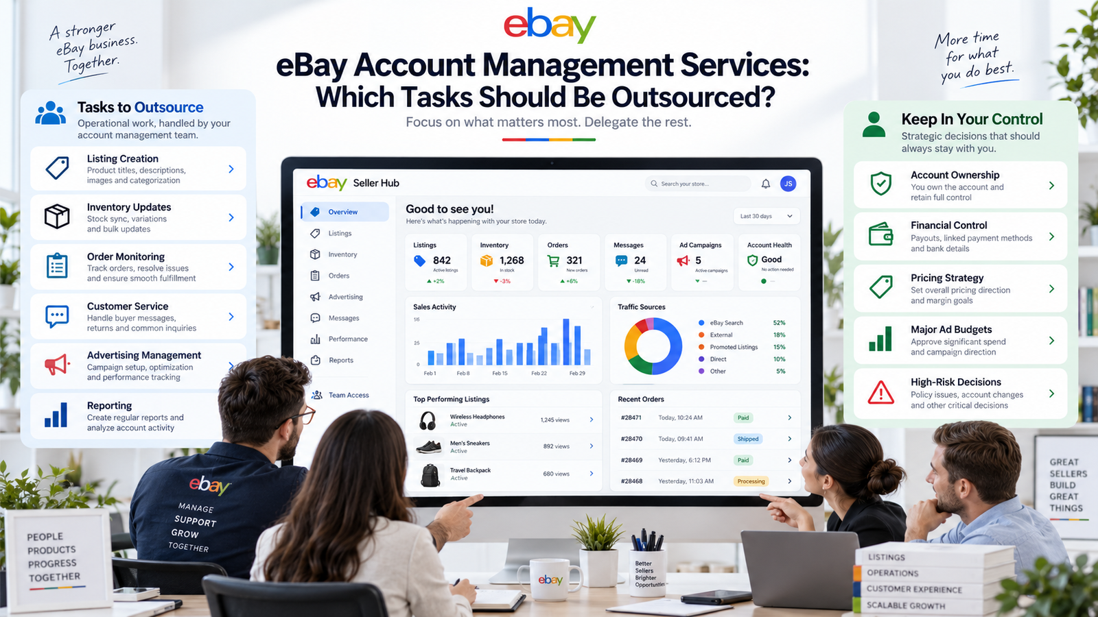 eBay Account Management Services: Which Tasks Should Be Outsourced?