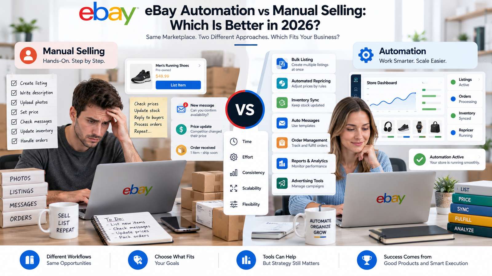 eBay Automation vs Manual Selling: Which Is Better in 2026?