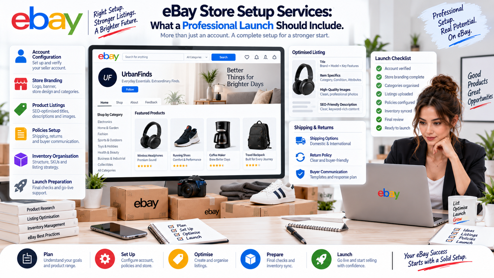 eBay Store Setup Services: What a Professional Launch Should Include