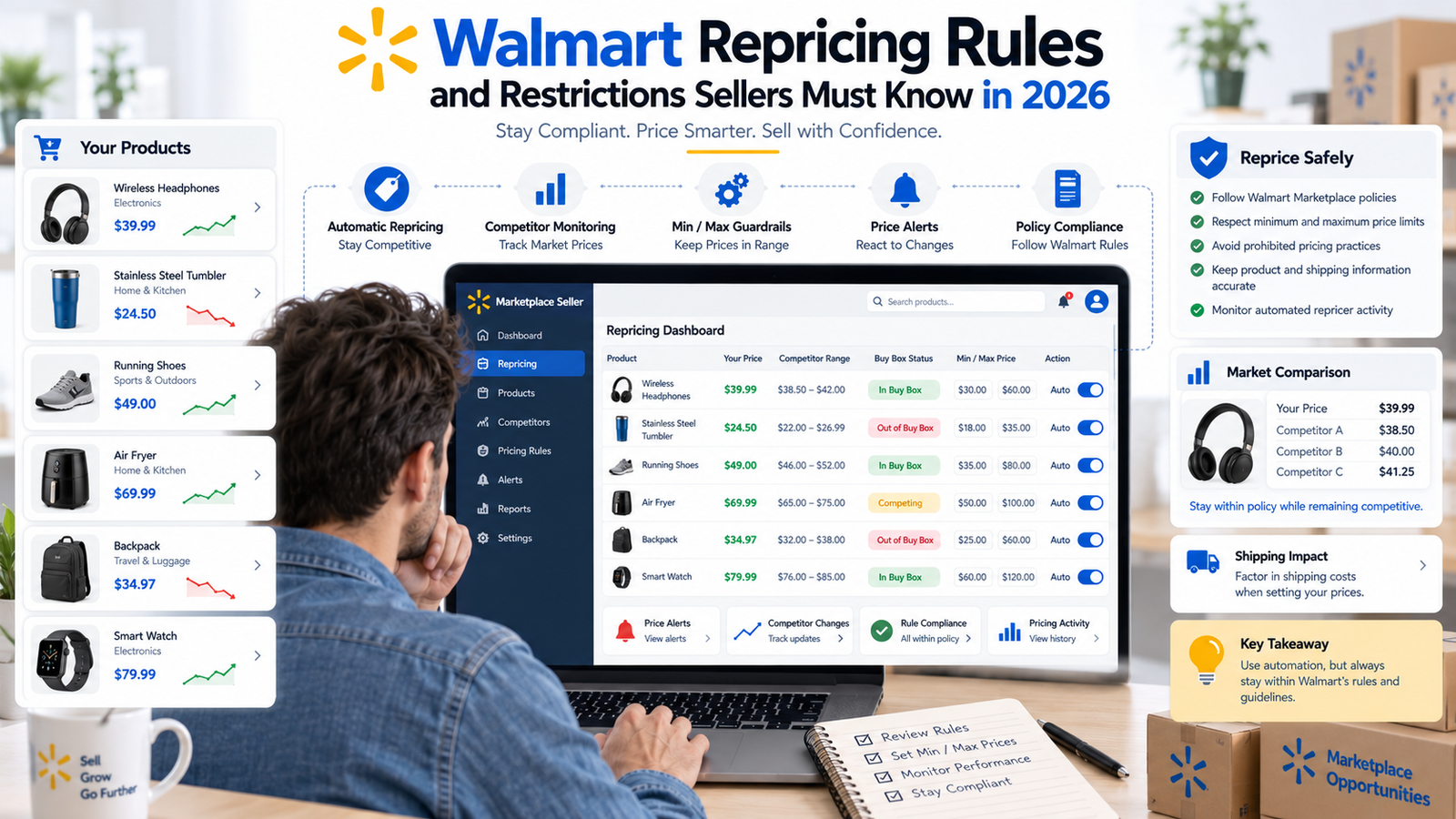 Walmart Repricing Rules and Restrictions Sellers Must Know in 2026